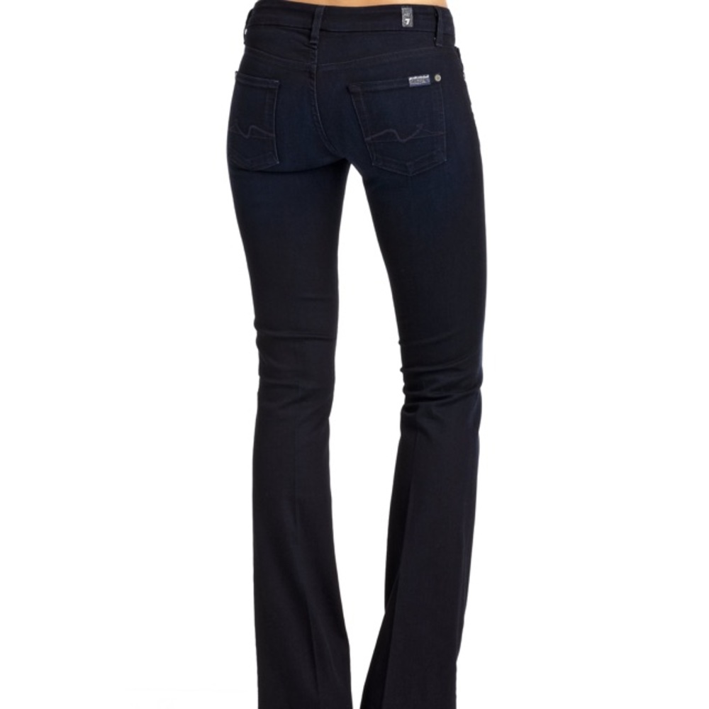 7 for all Mankind black Kimmie bootcut jeans